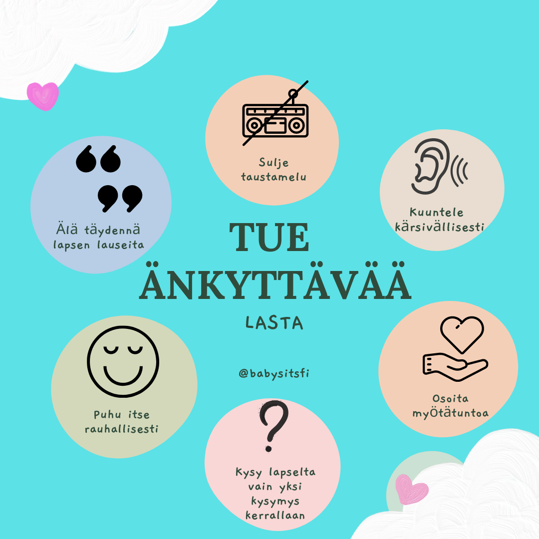 miten tukea änkyttävää lasta