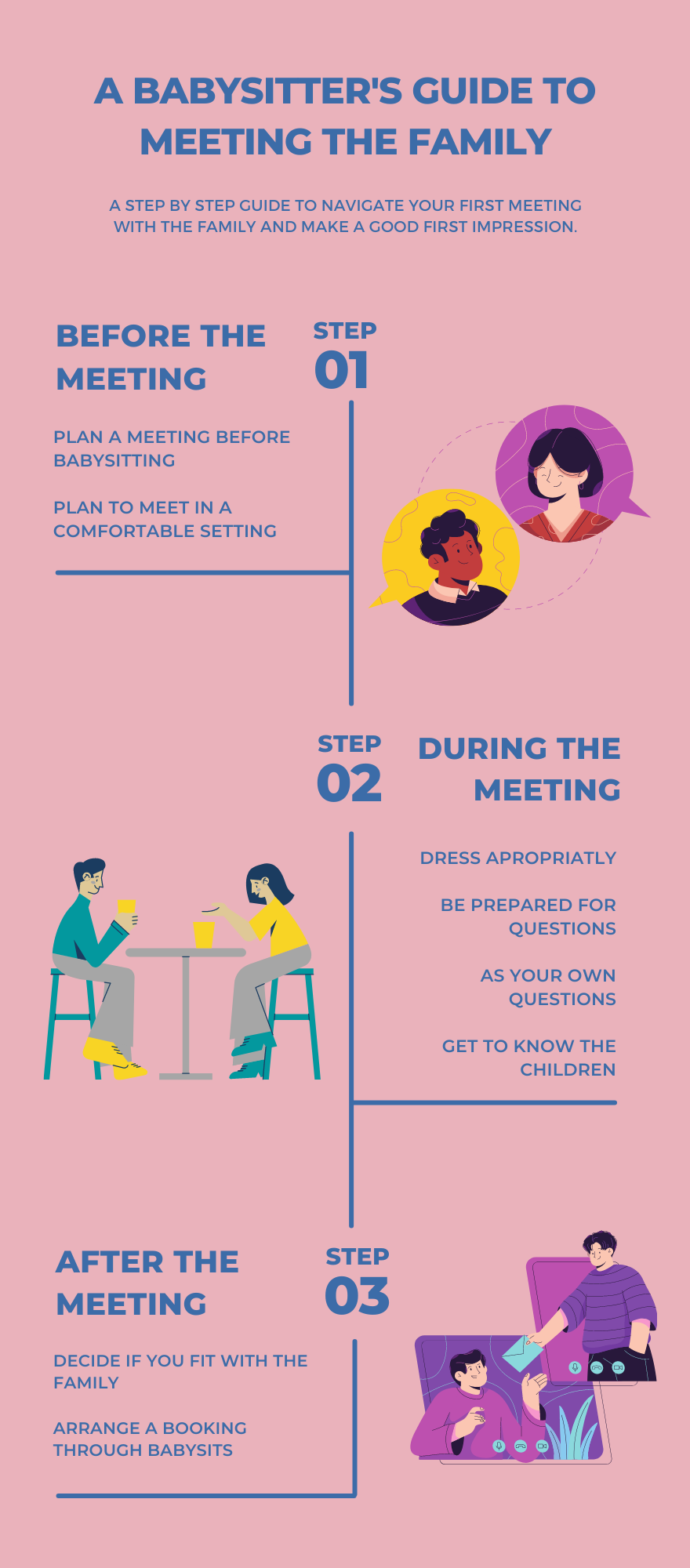 How to meet the family when babysitting