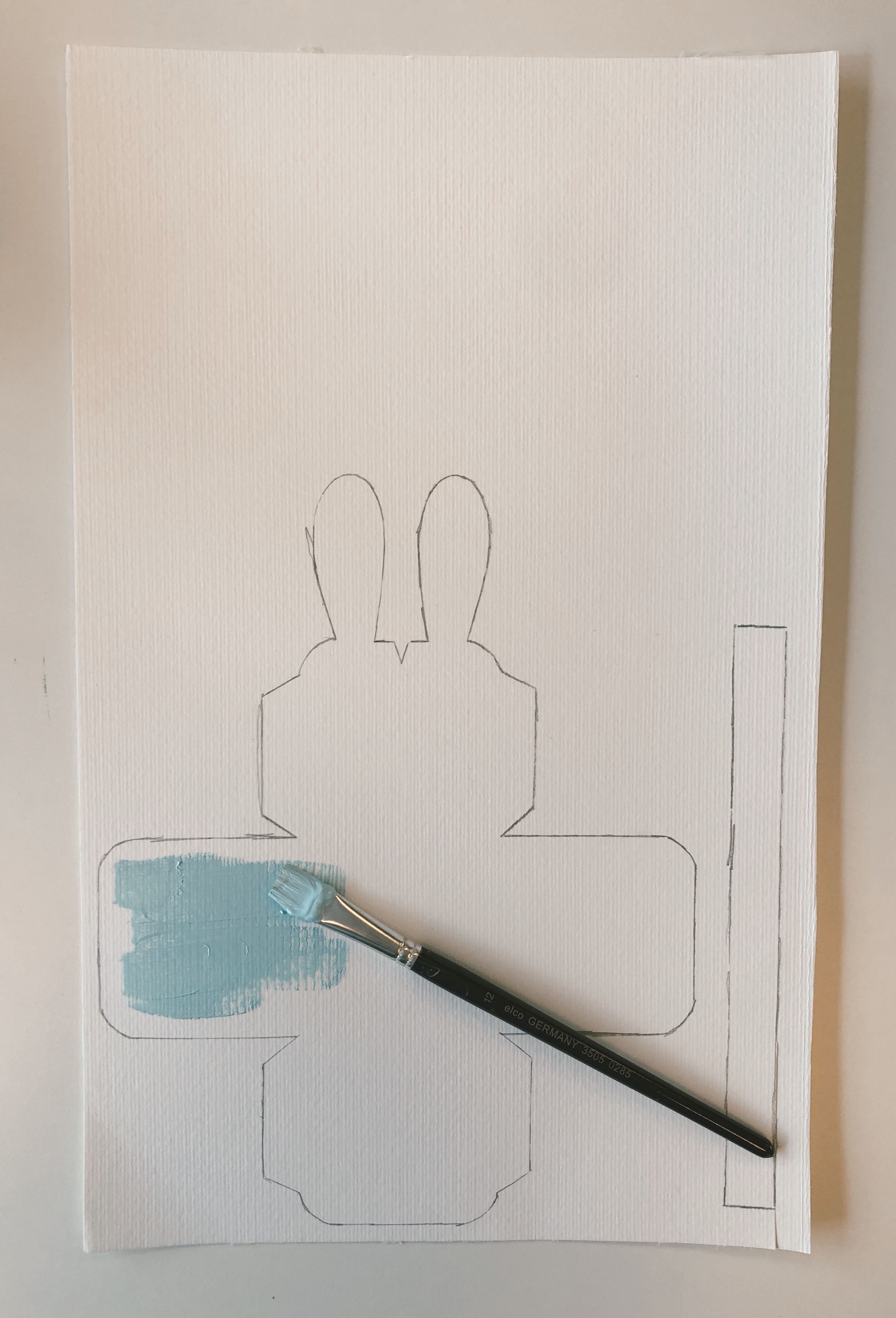 Easter Template Painting