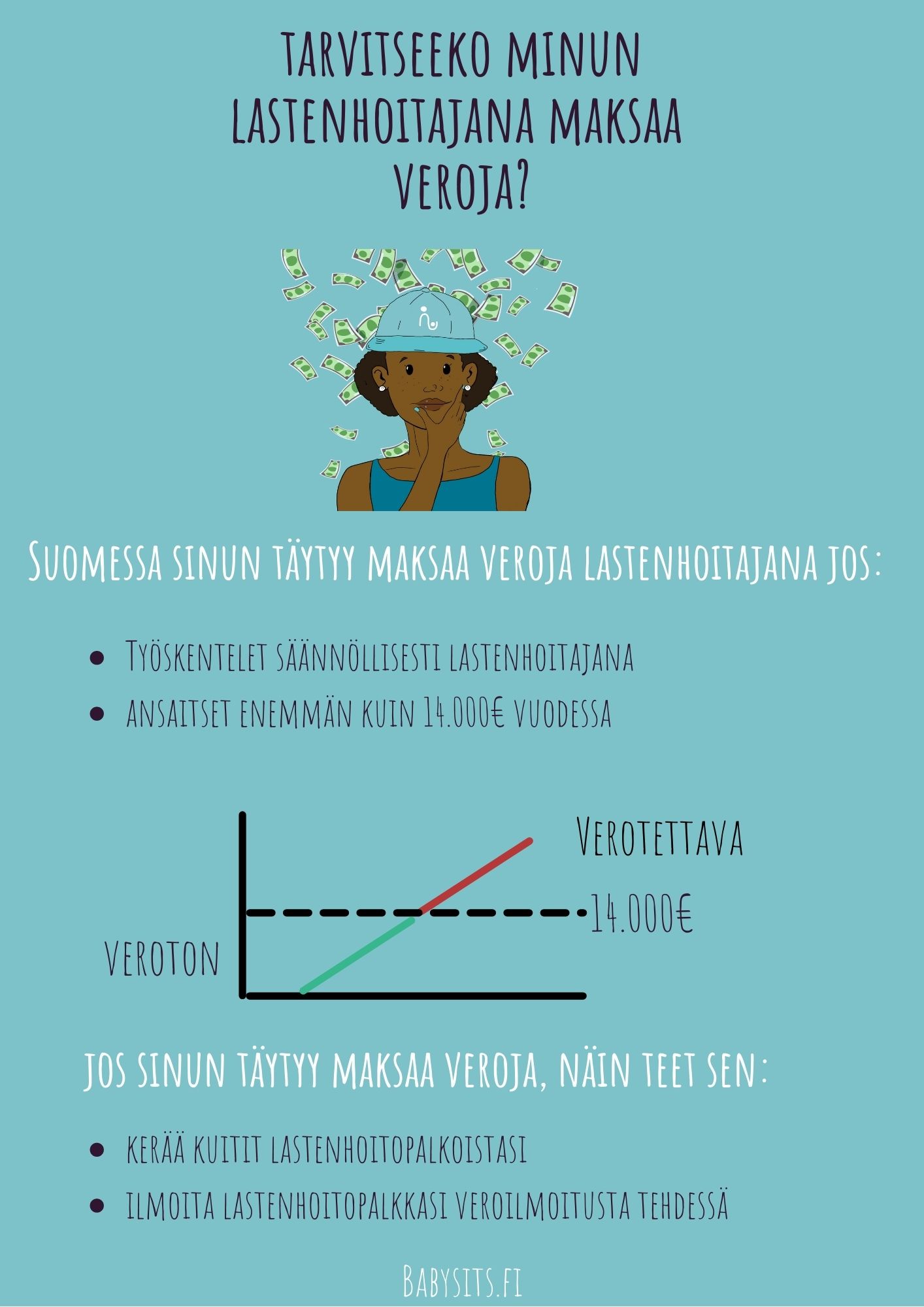 miten lastenhoitajan verotus toimii suomessa