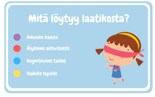 Mitä löytyy laatikosta