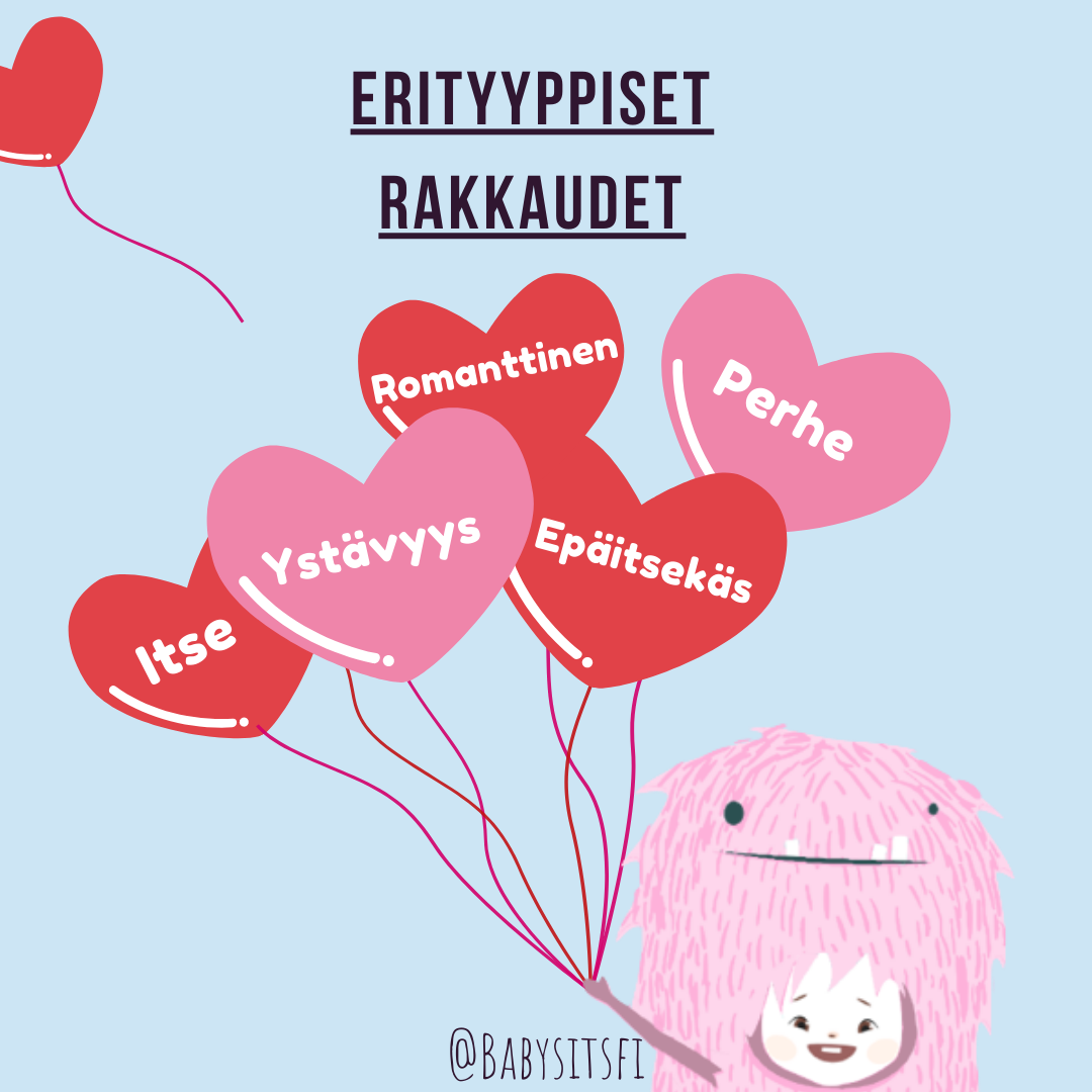 Erityyppiset rakkaudet