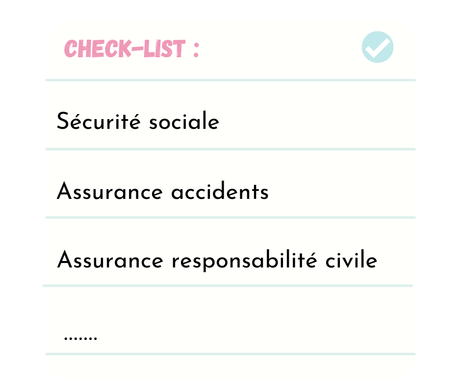 Liste de contrôle des assurances