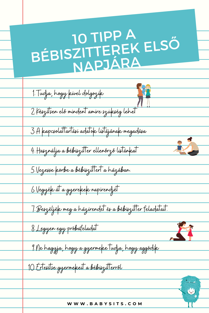 10 tipp a bébiszitterek első napjához