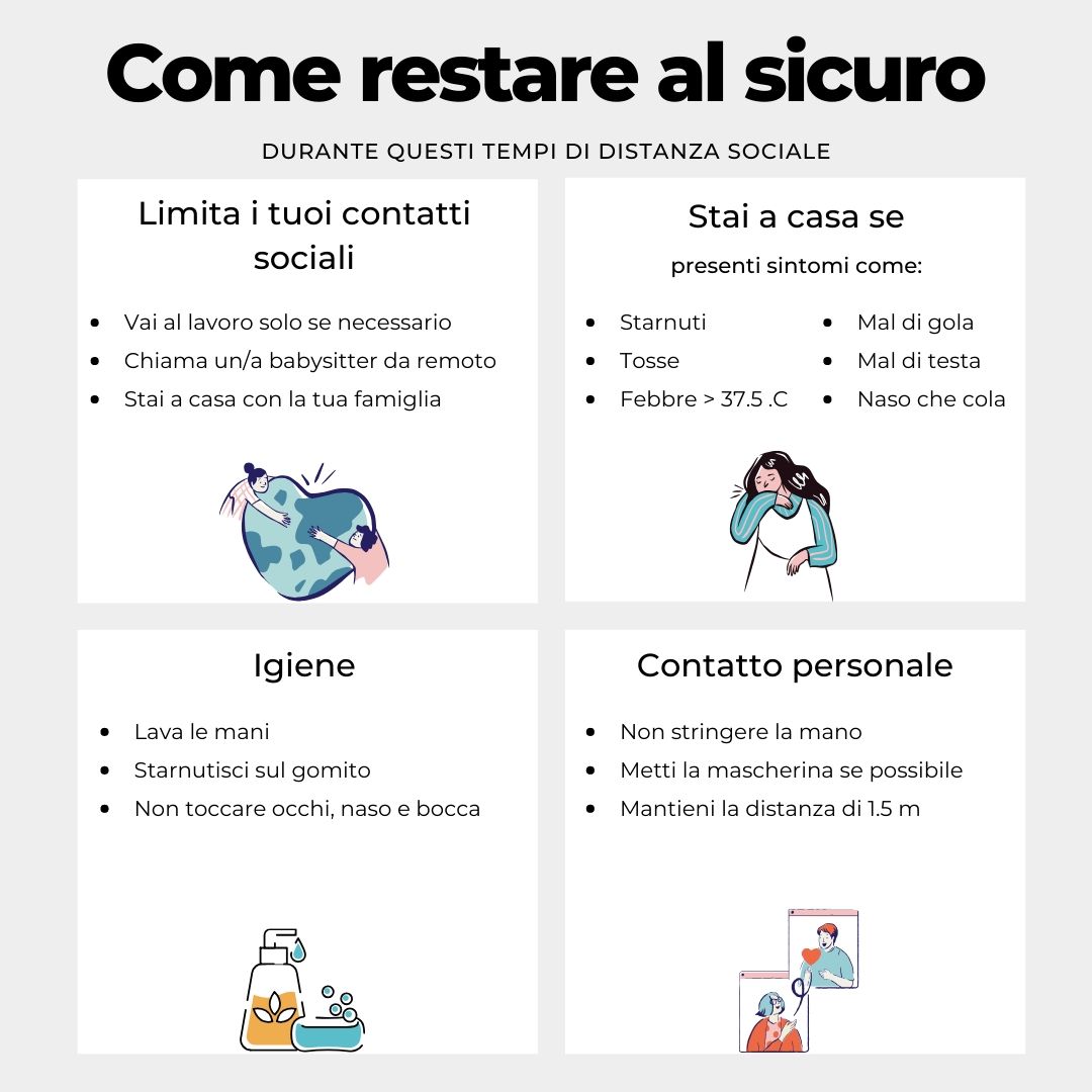 Come restare al sicuro ai tempi del Covid-19