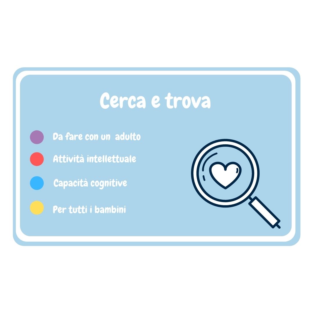 Cerca e trova: divertente attività per bambini 2-3 anni