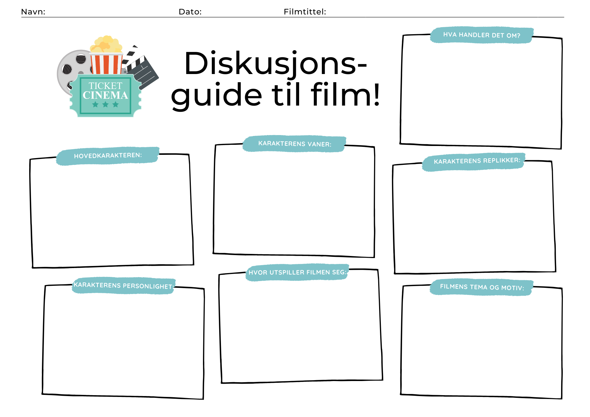 Barnas diskusjonsguide til film