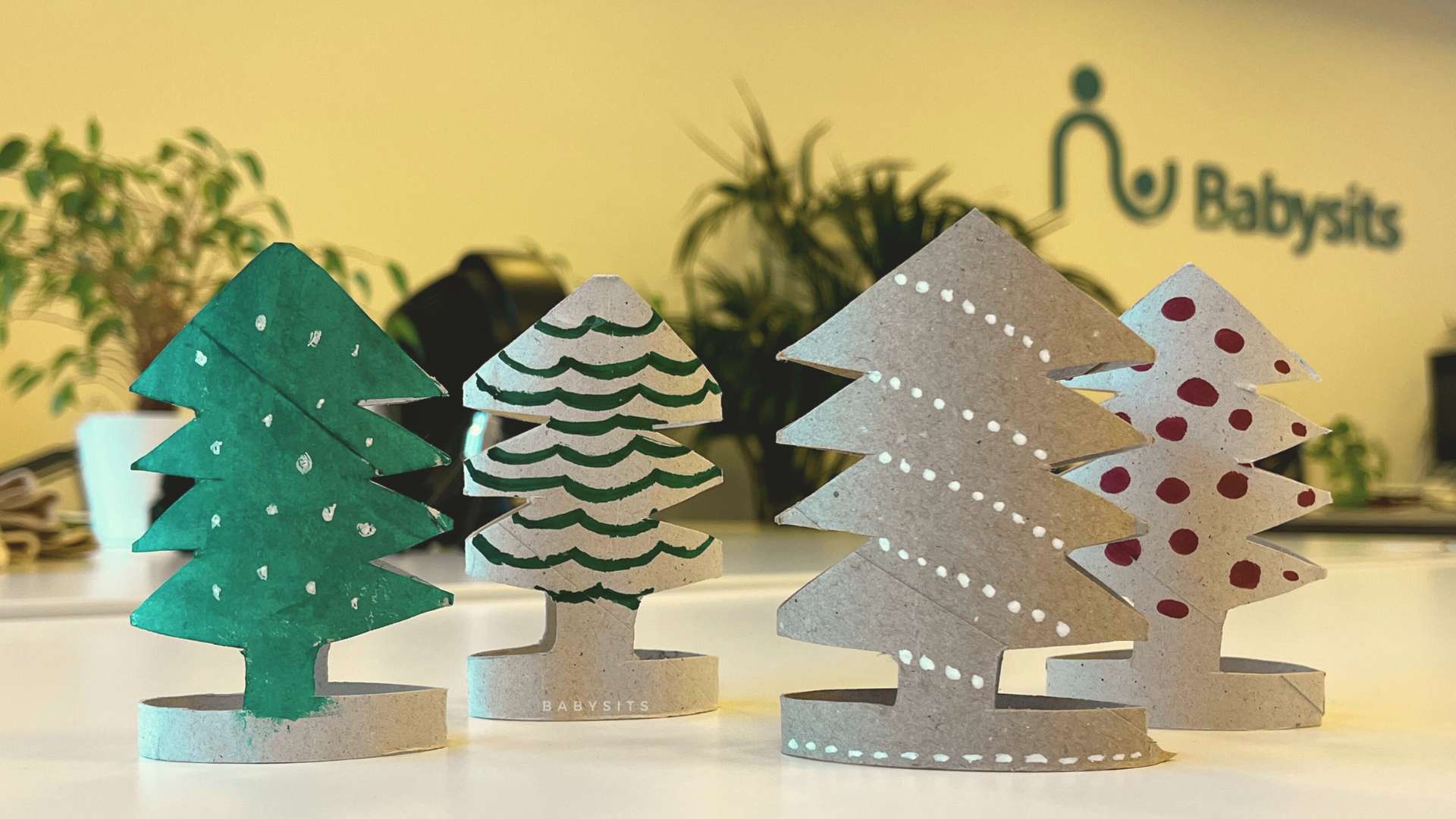 arboles rollos de papel