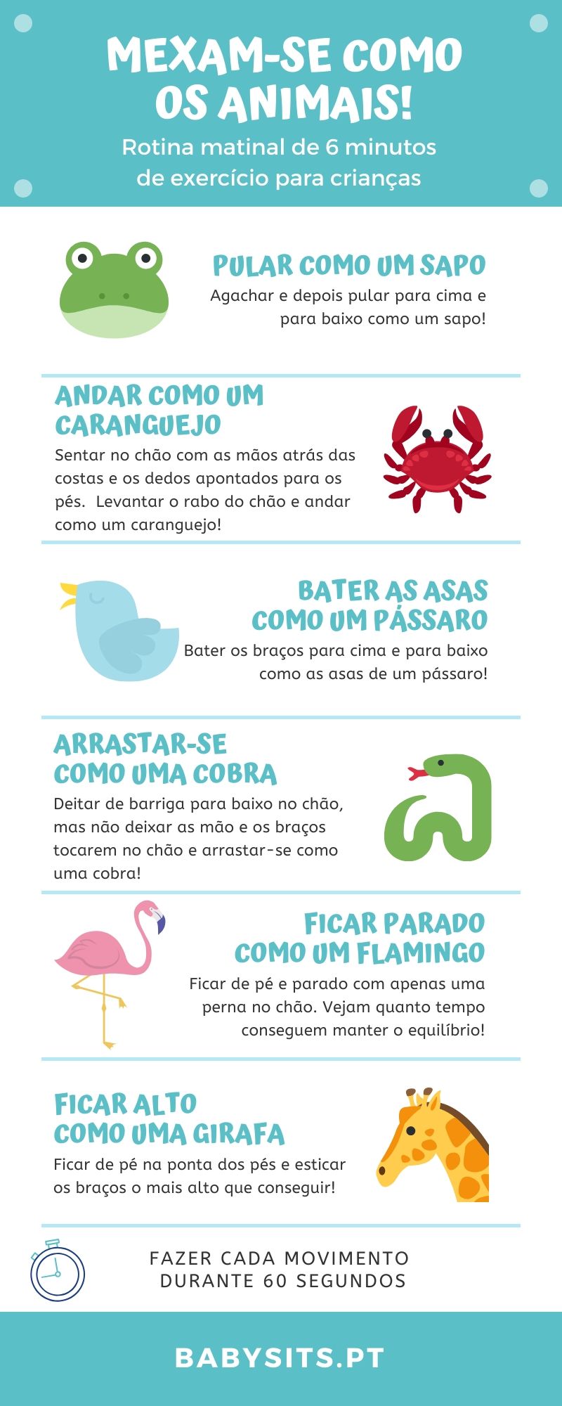 Mexam-se como os animais