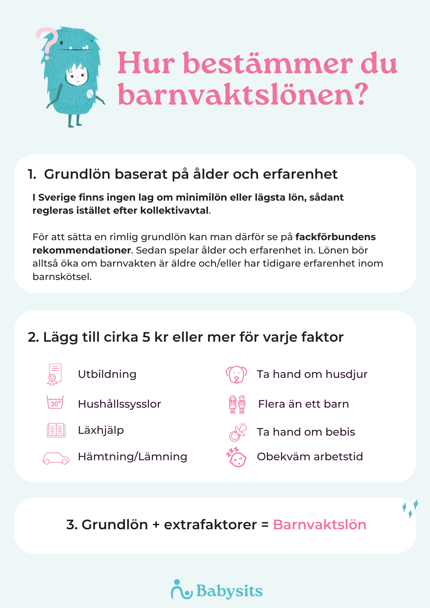 Så mycket ska en barnvakt tjäna