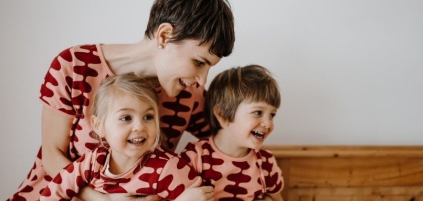 Grüne Mode für Kinder