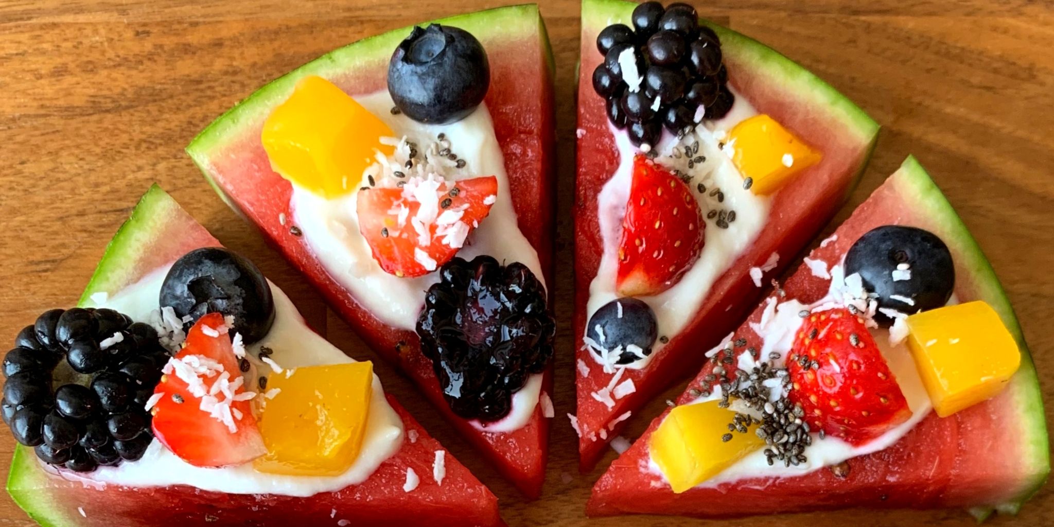 Healthy snack idea: Watermelon pizza