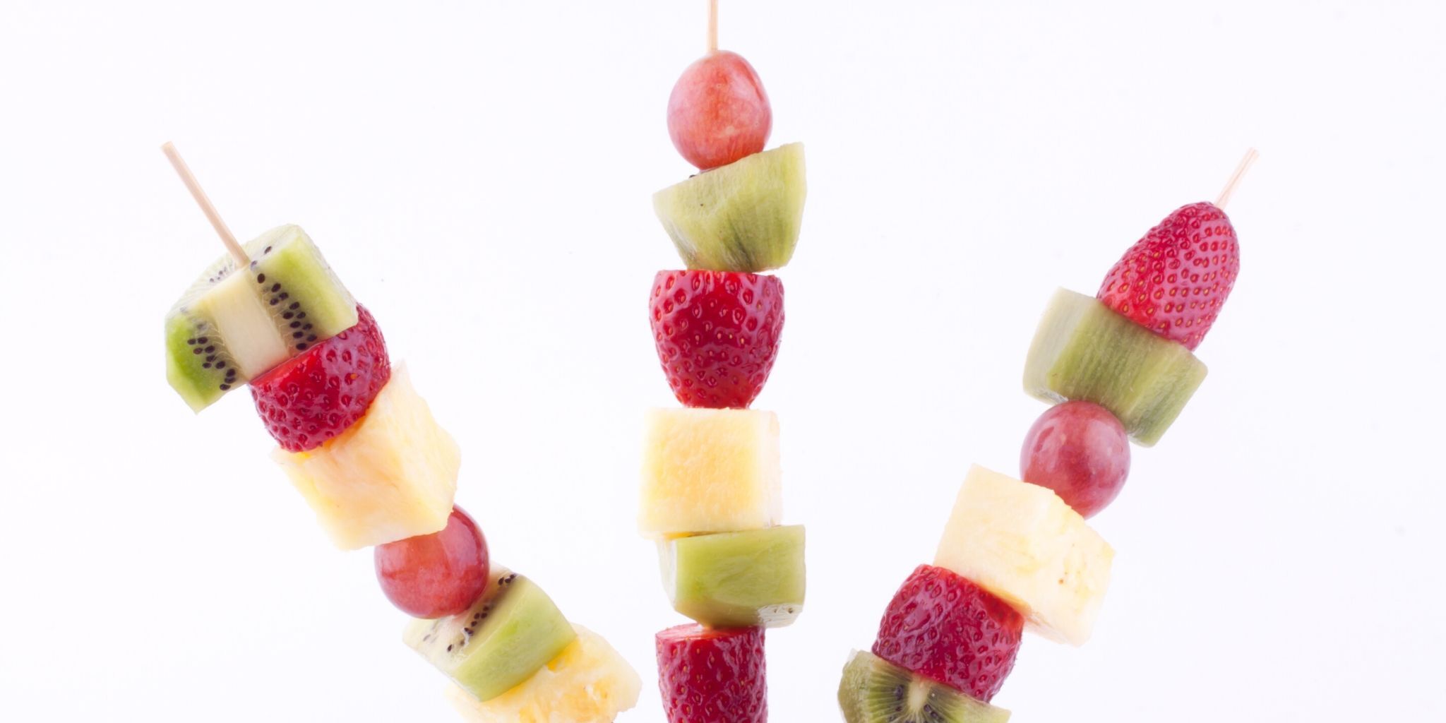 Delicious fruit skewers