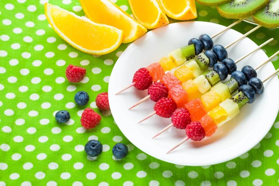 Spiedini di frutta facili da fare