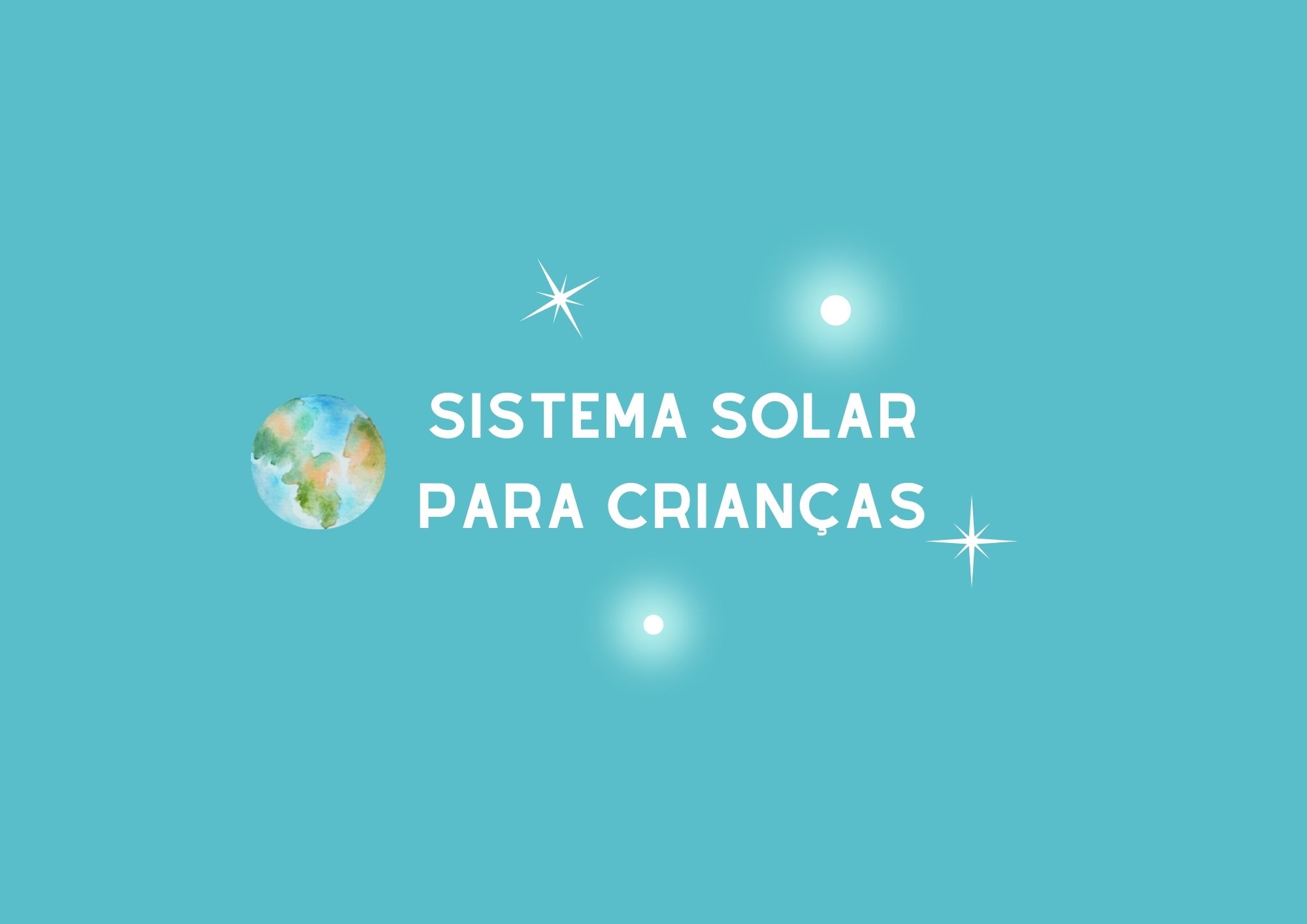 Atividade sobre o Sistema Solar para Crianças