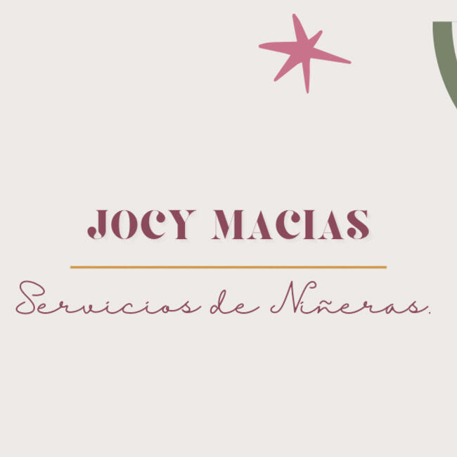 Agencia de cuidado de niños en León: Jocy Macias