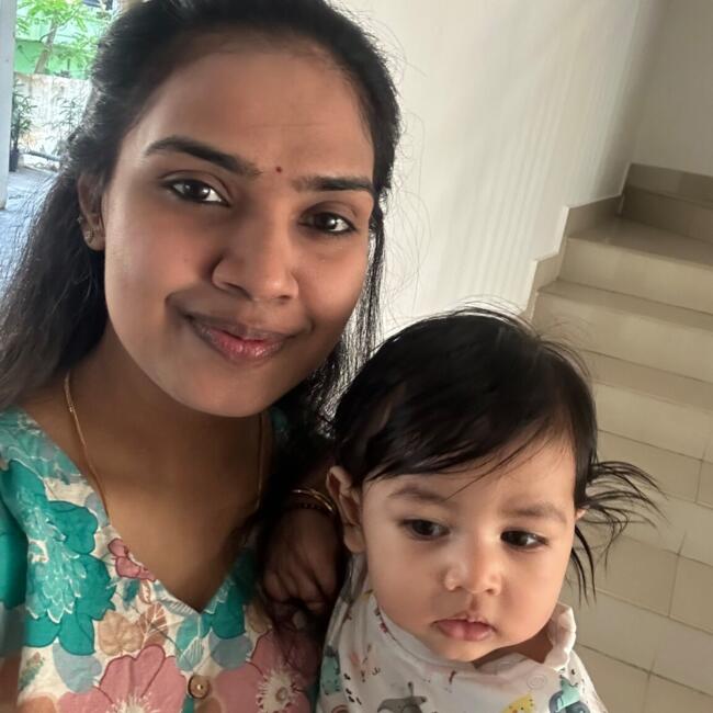 Babysitting job in Ernākulam (State of Kerala): Dhanasree
