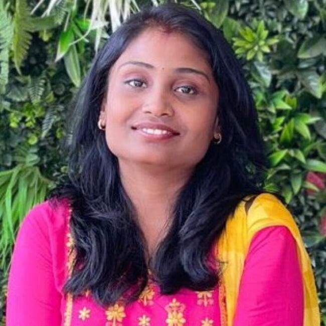 चेन्नई में आया: Julie Sebastina Arulraj