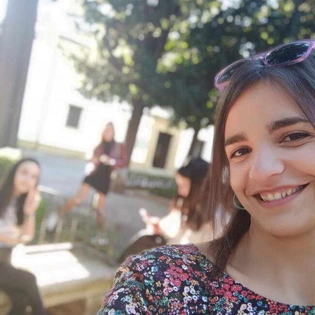 Canguro en Santiago de Compostela: Marta