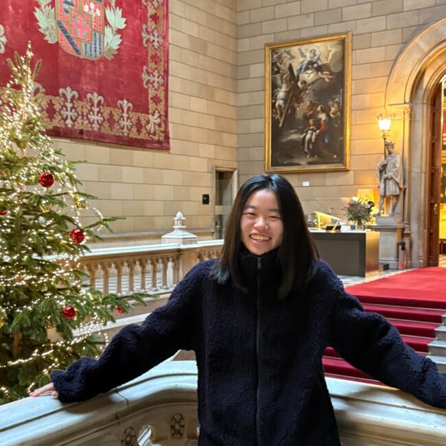 Canguro en Barcelona: Jiayi