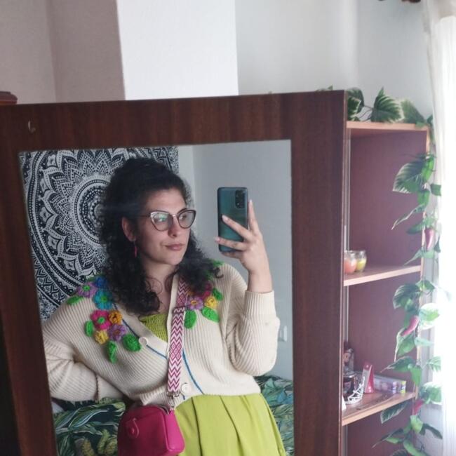 Canguro en Santiago de Compostela: Clara Rodríguez