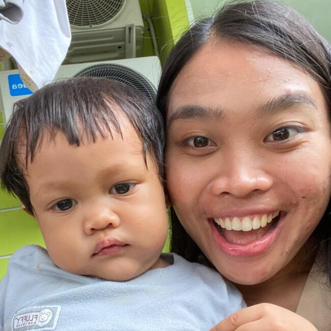 Nanny in Jakarta: Natalia Retno Dumilah
