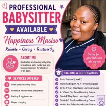 Babysitter Pretoria: Happiness