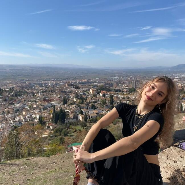 Canguro en Madrid: María