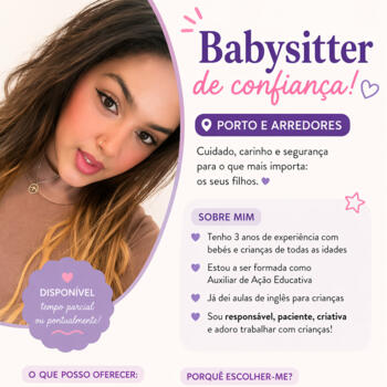 Babysitter em Valongo: Carla Reis