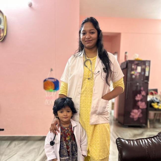 Trabajo para niñera en Hyderabad: Sameera