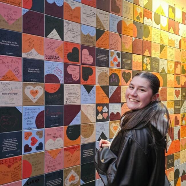 Canguro en Santiago de Compostela: Ximena