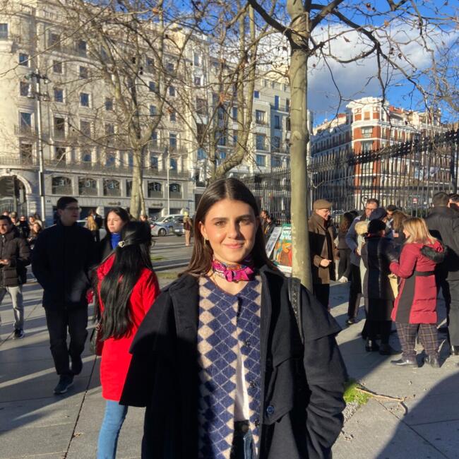 Canguro en Madrid: María