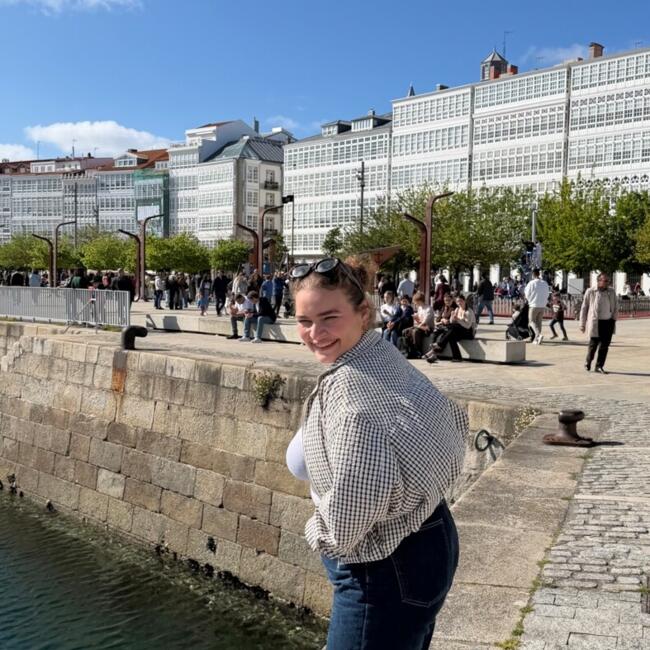 Canguro en Santiago de Compostela: Paola