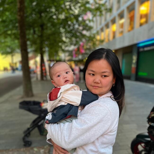 Oppaswerk in Grubbenvorst: Bingqing