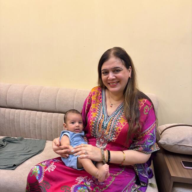 Babysitting job in Delhi: Pavneet