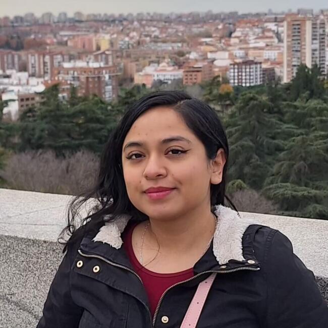 Canguro en Santiago de Compostela: Cynthia Paola