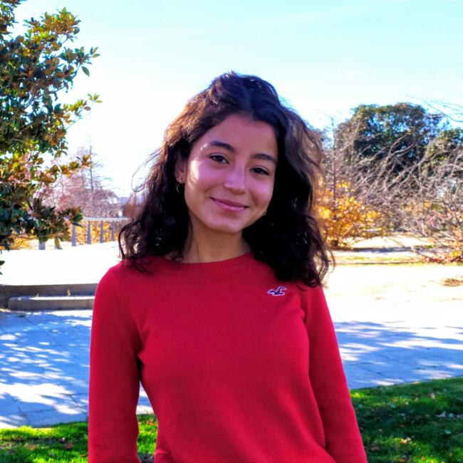 Canguro en Madrid: María