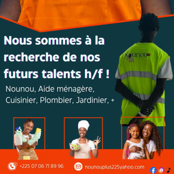 Agence de garde d'enfants à Abidjan: NOUNOUPLUS