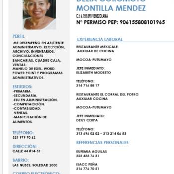 Babysitter Iquitos: Delia