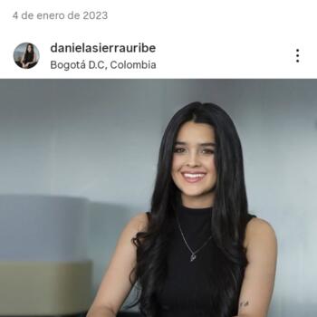 Babysitting job in Bogotá: babysitting job Daniela Sierra Uribe