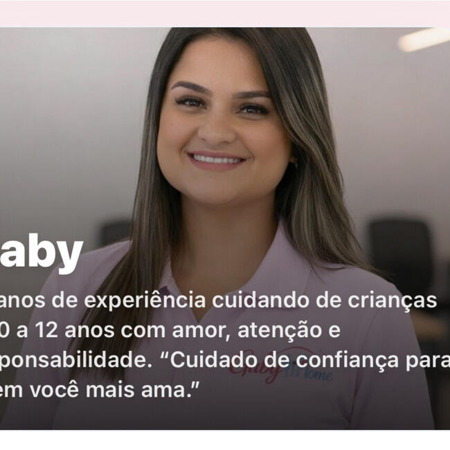 Babá em São José dos Campos: Gabriela