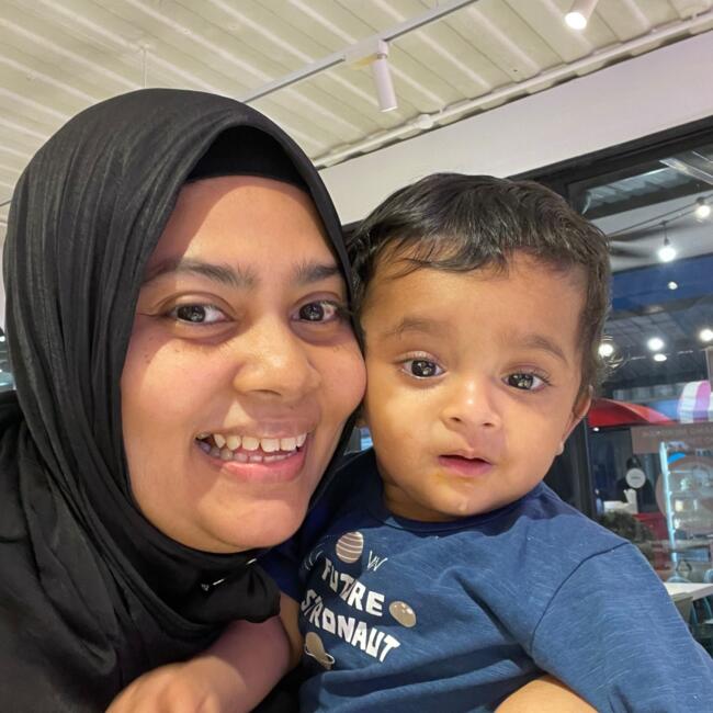 Babysitting job in Shah Alam: Fathimath shama