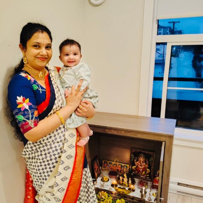 Babysitting job in Maple Ridge: Prathibha