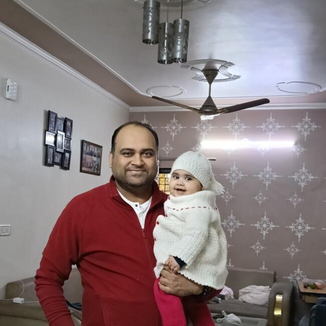 Babysitting job in Delhi: Atul