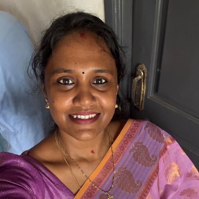 चेन्नई में बेबीसिटर: Sheeba Peter