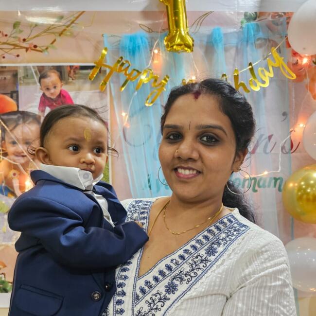 Babysitting job in Chennai: Renu