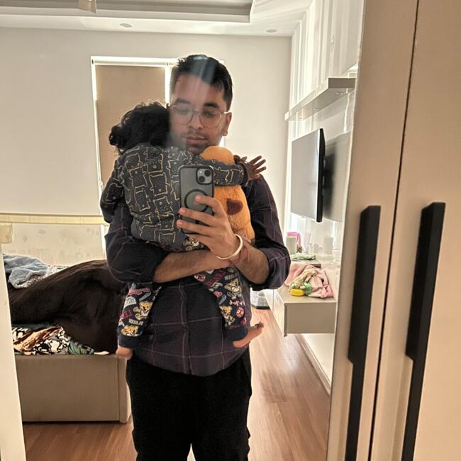 Babysitting job in Gurugram: Himanshu