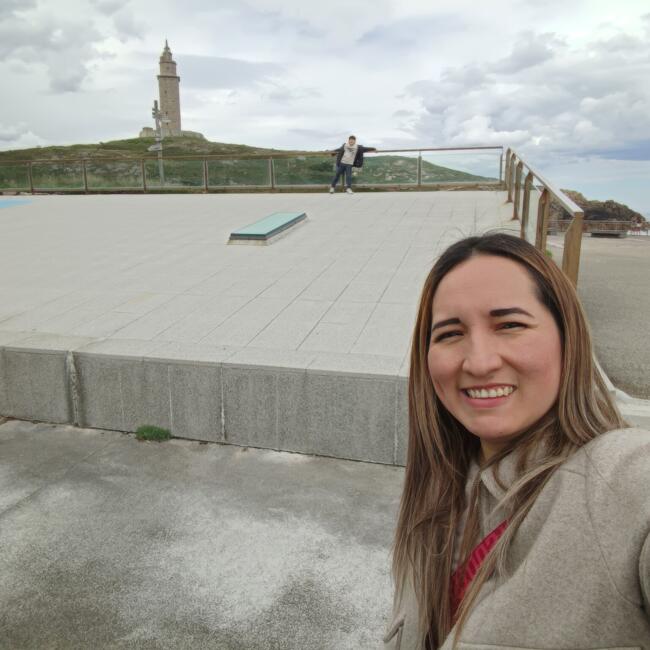 Canguro en La Coruña: Stefania